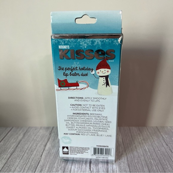 Hersheys Kisses the Season Set of 2 Hershey Kiss Flavored Lip Balm Candy Gift - Picture 2 of 8